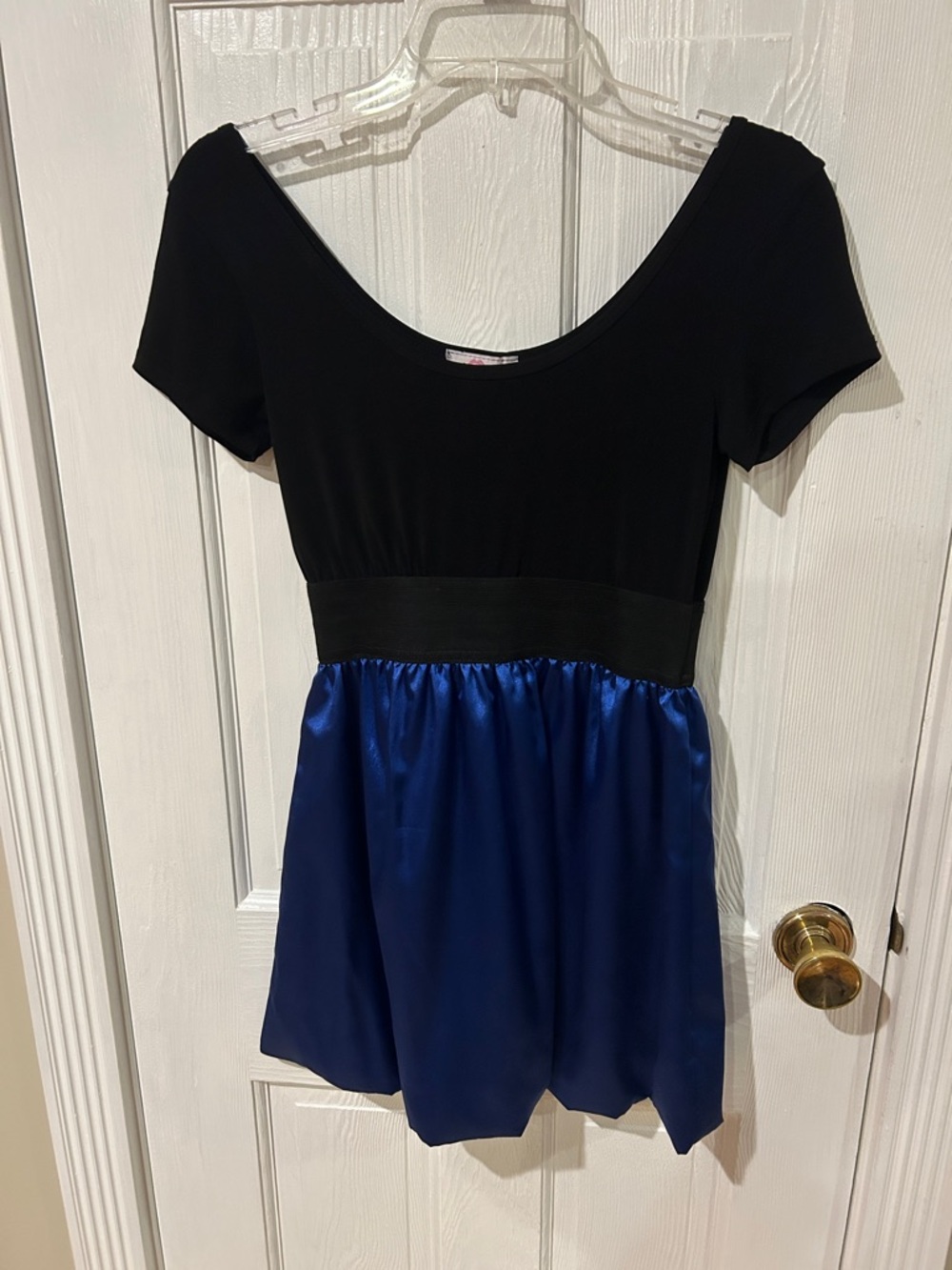 Ultra Flirt Black Scoop Neck Top